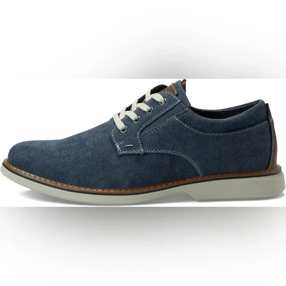NWT Nunn Bush Otto Canvas Plain Toe Oxfords